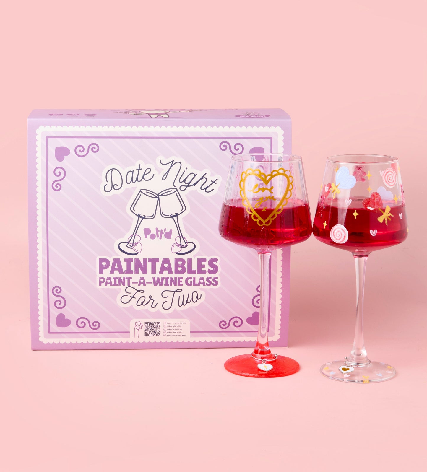 Valentine’s Wine & Mug Painting Bundle