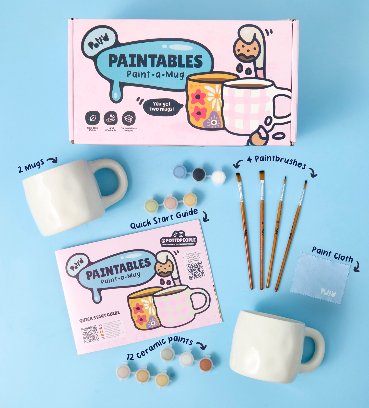 Paint-a-Mug x2