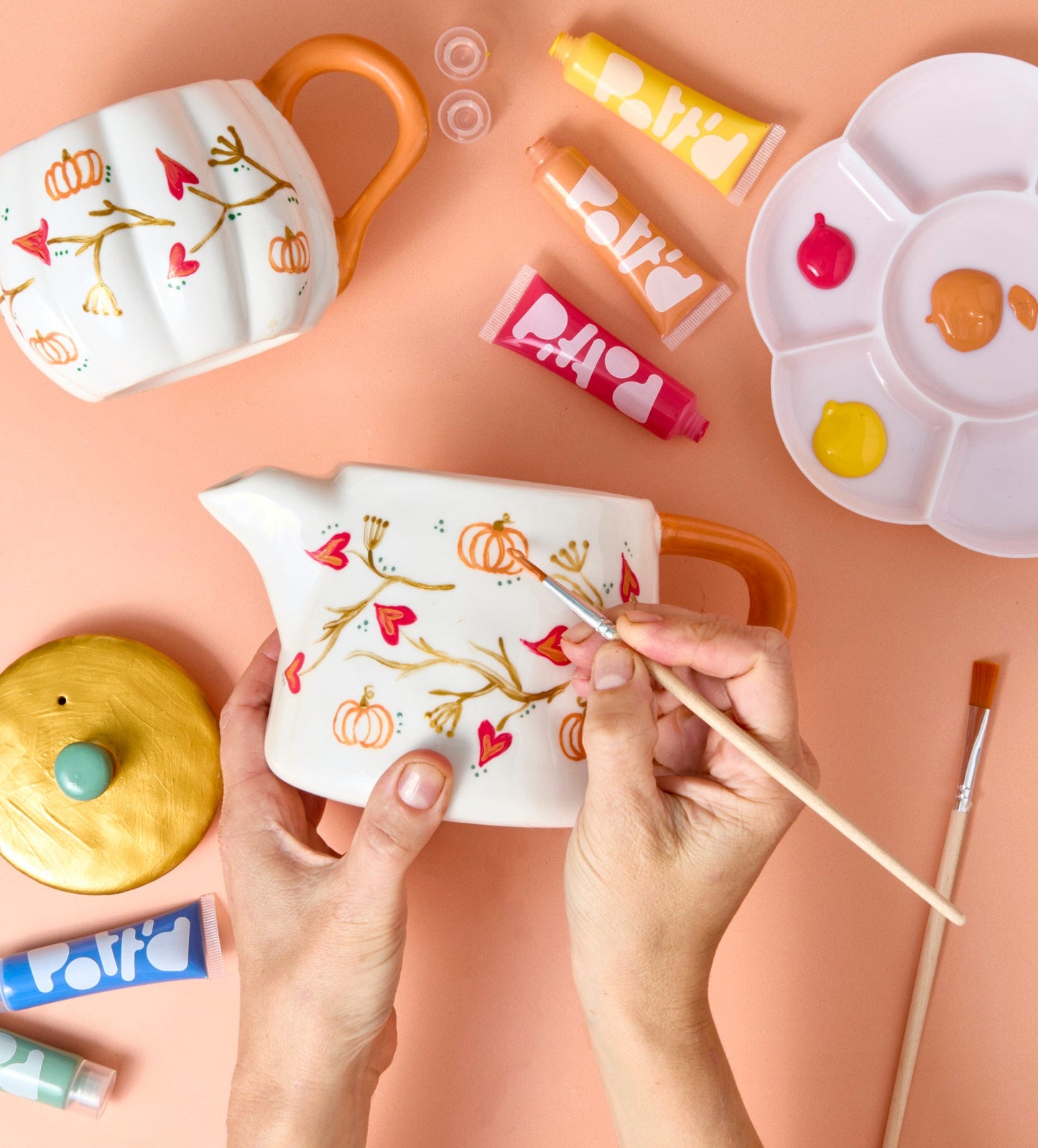 Spooky Sips: Halloween Paint-a-Tea Pot