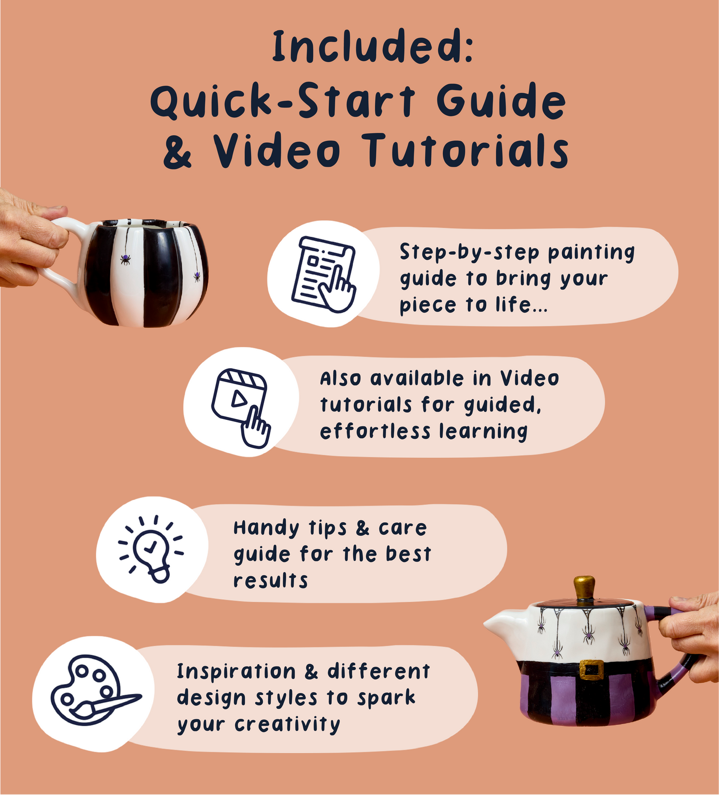 Spooky Sips: Halloween Paint-a-Tea Pot