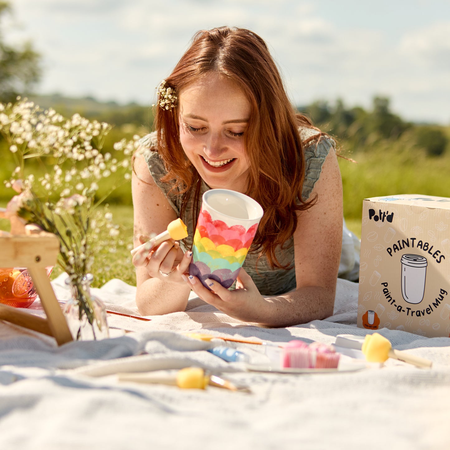 Paintables Mug, Frame & Travel Mug Bundle