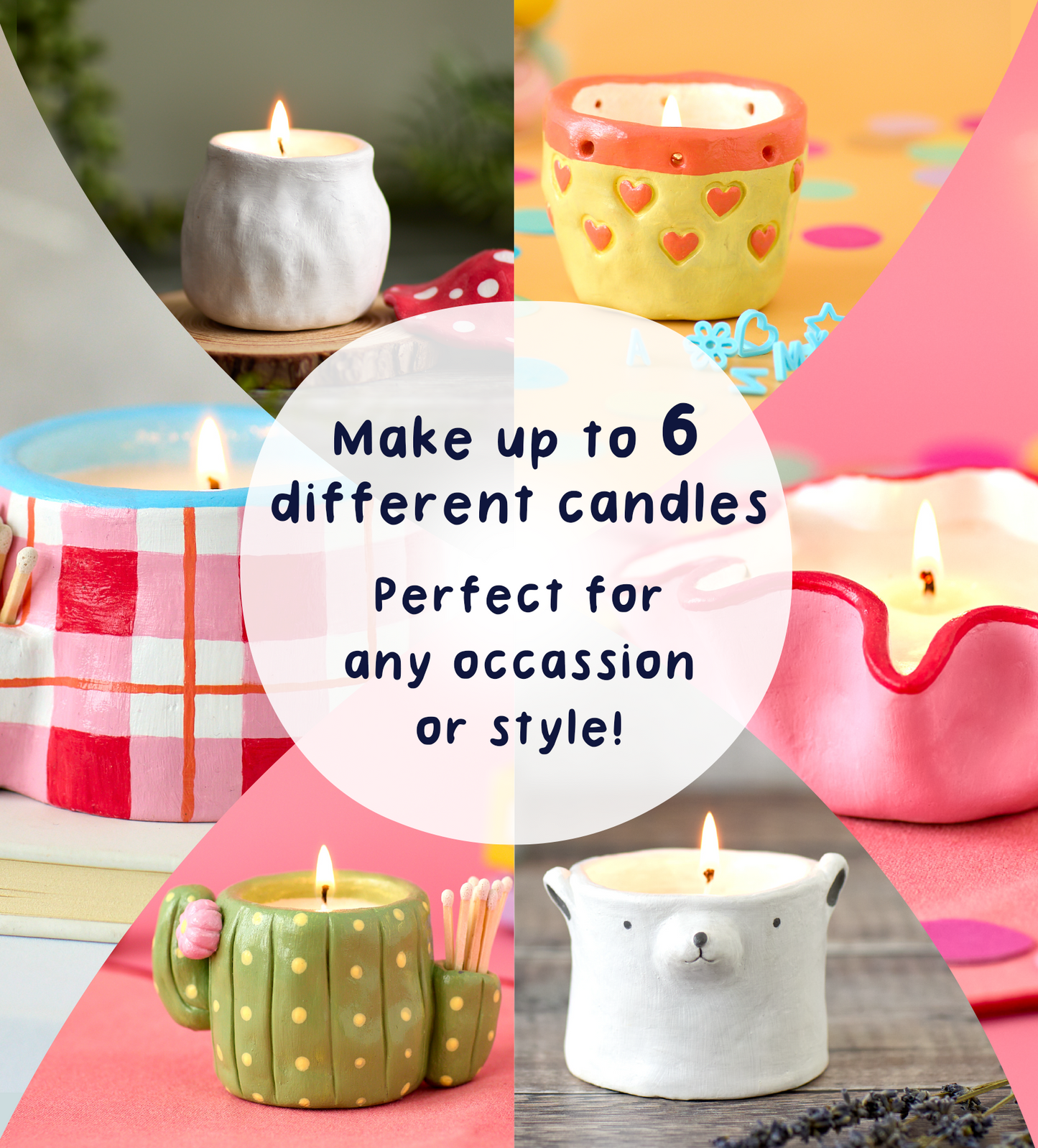 Handmade for Mum: Mug & Pottery Candle Set