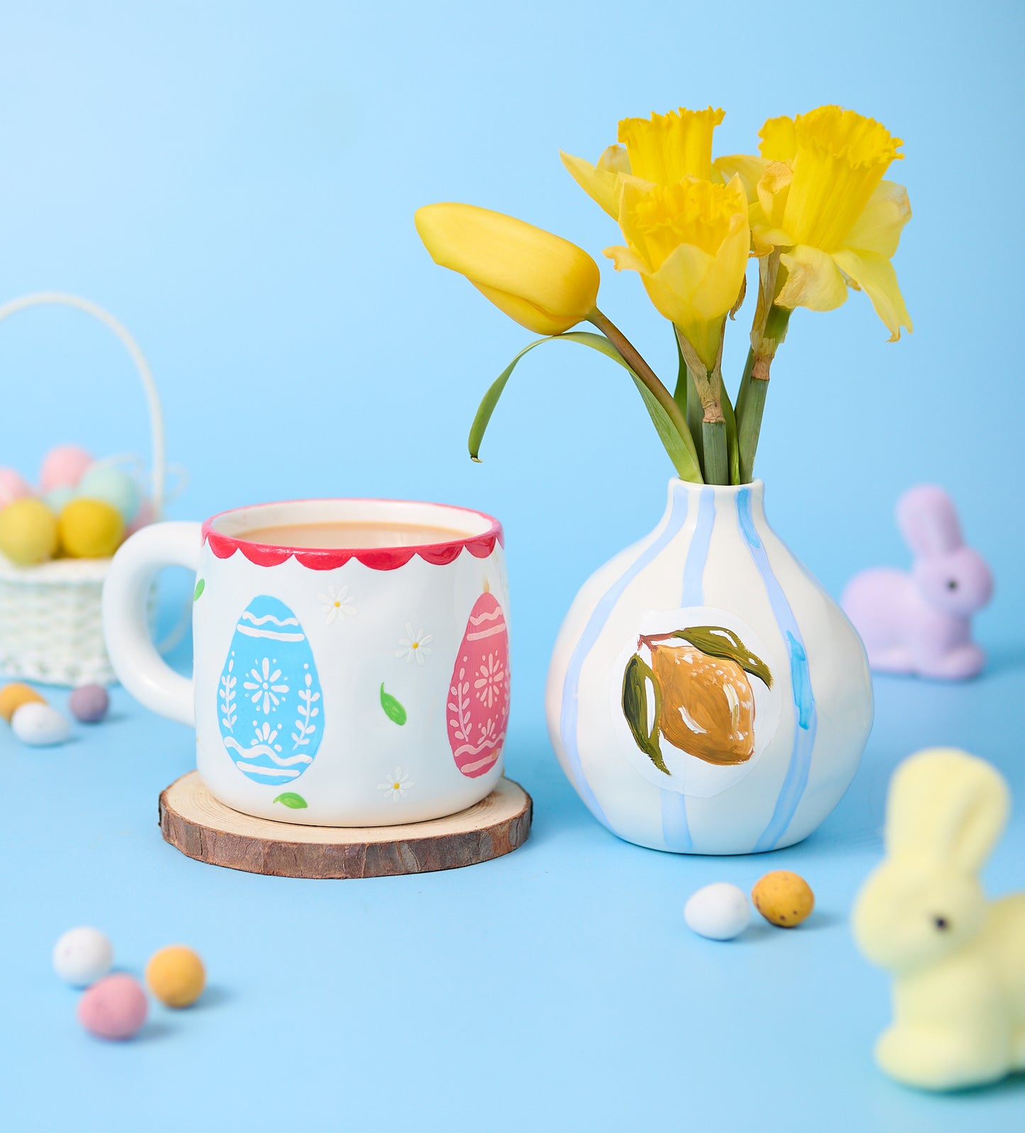 Easter Craft Duo: Mug & Vase Painting