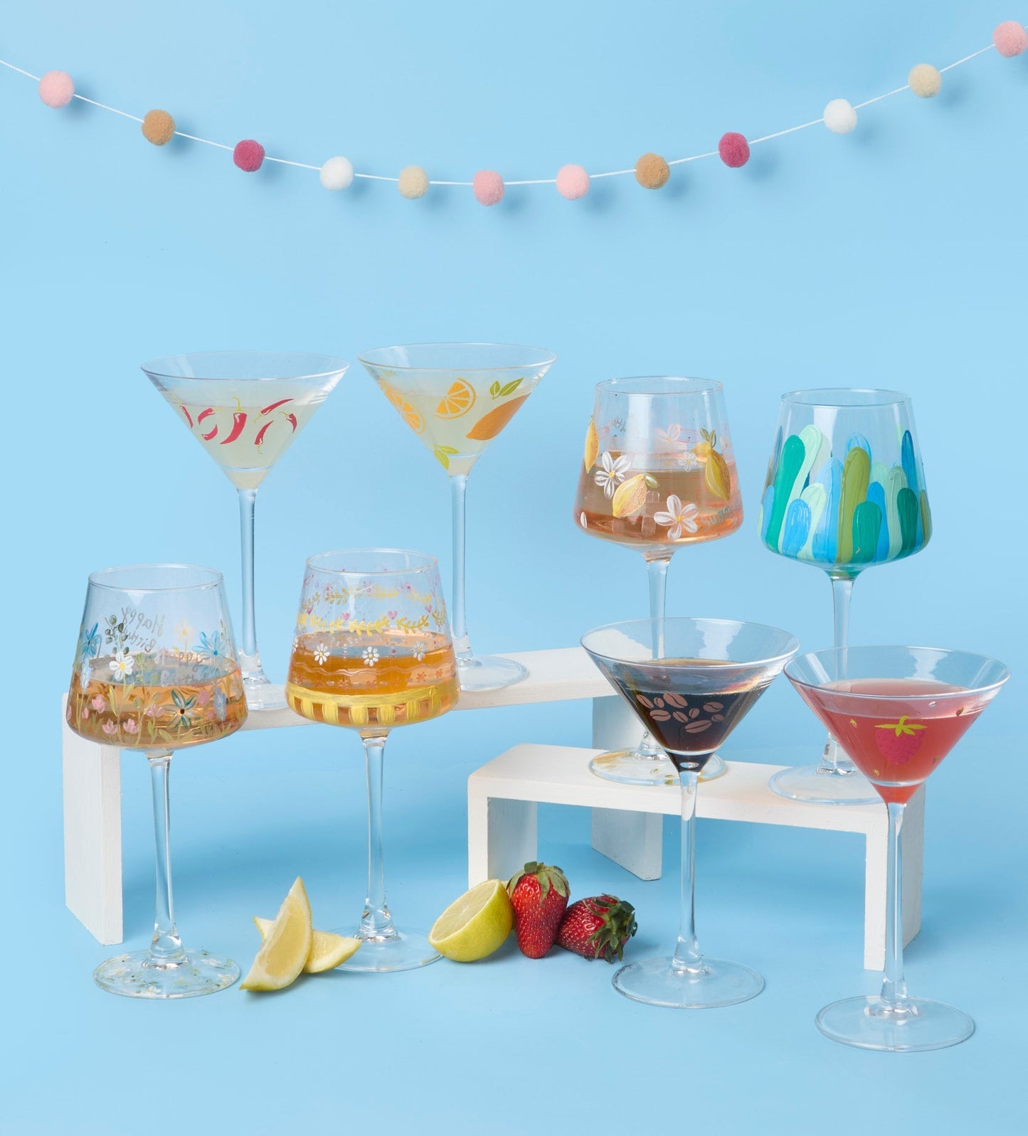 Sip & Style Bundle: Cocktail & Wine Glasses