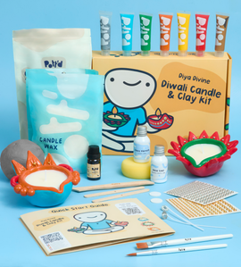 Diwali Candle & Clay Kit