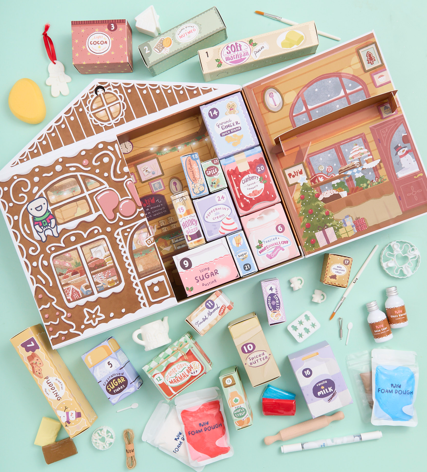 Gingerbread Bundle: Advent Calendar & Gingerbread Mugs
