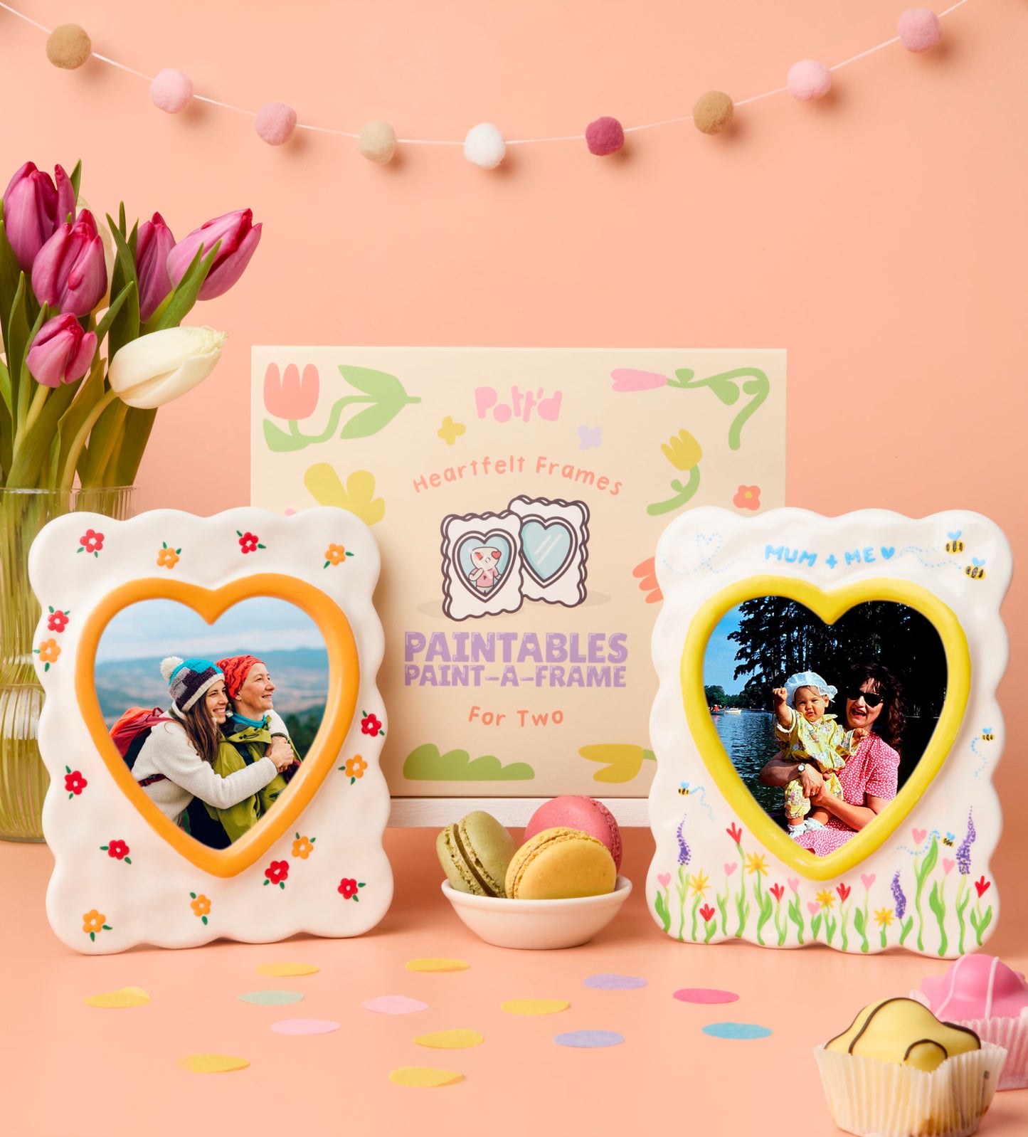 Handmade Moments: Clay Candles & Frame Painting Bundle