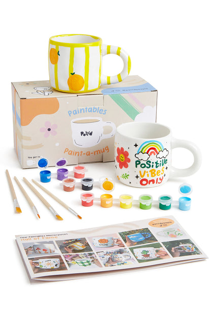Mugs & Wine Glass Painting Bundle