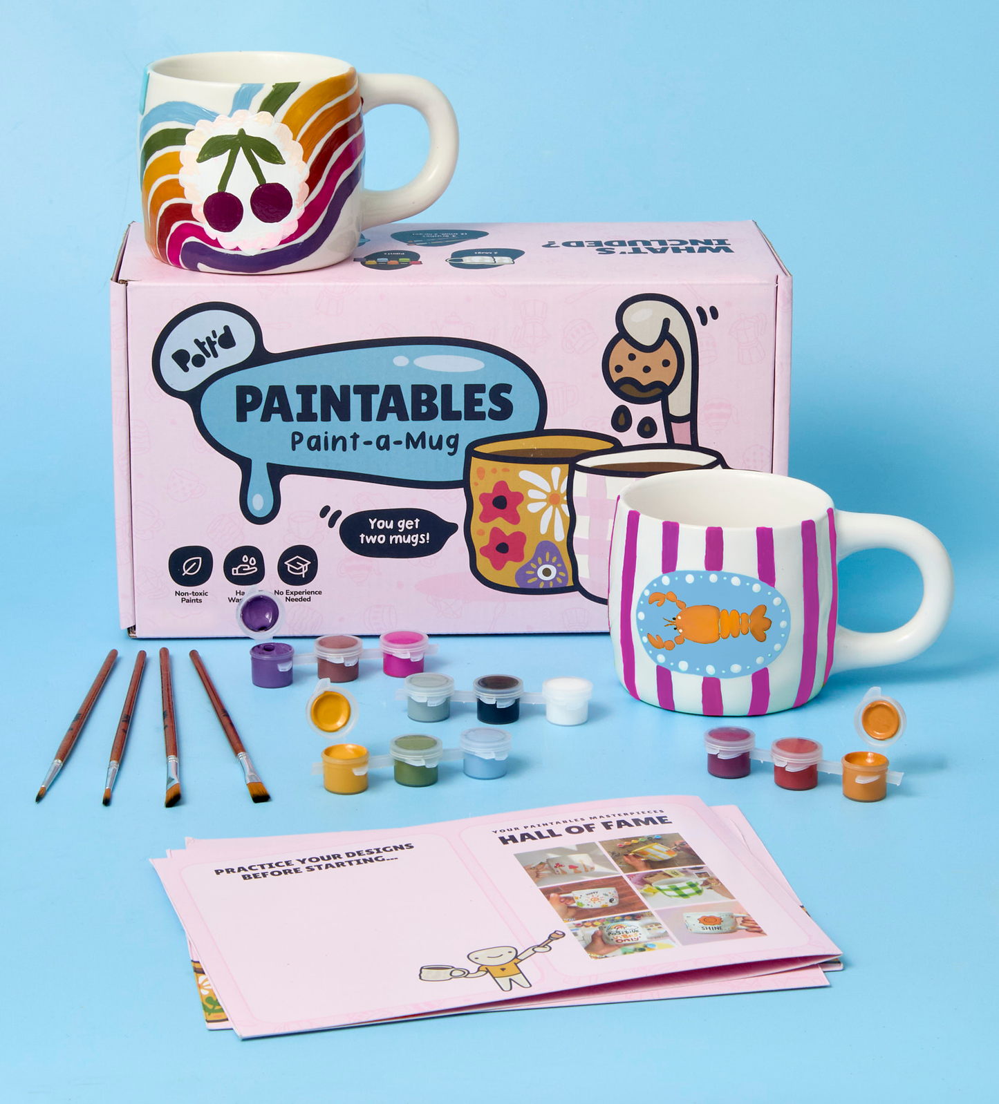 Paintables Mug, Vase & Breakfast Set Bundle