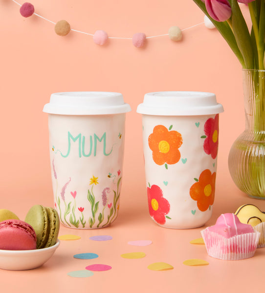 Mum's Masterpiece to Go: Travel Mug Painting Kit