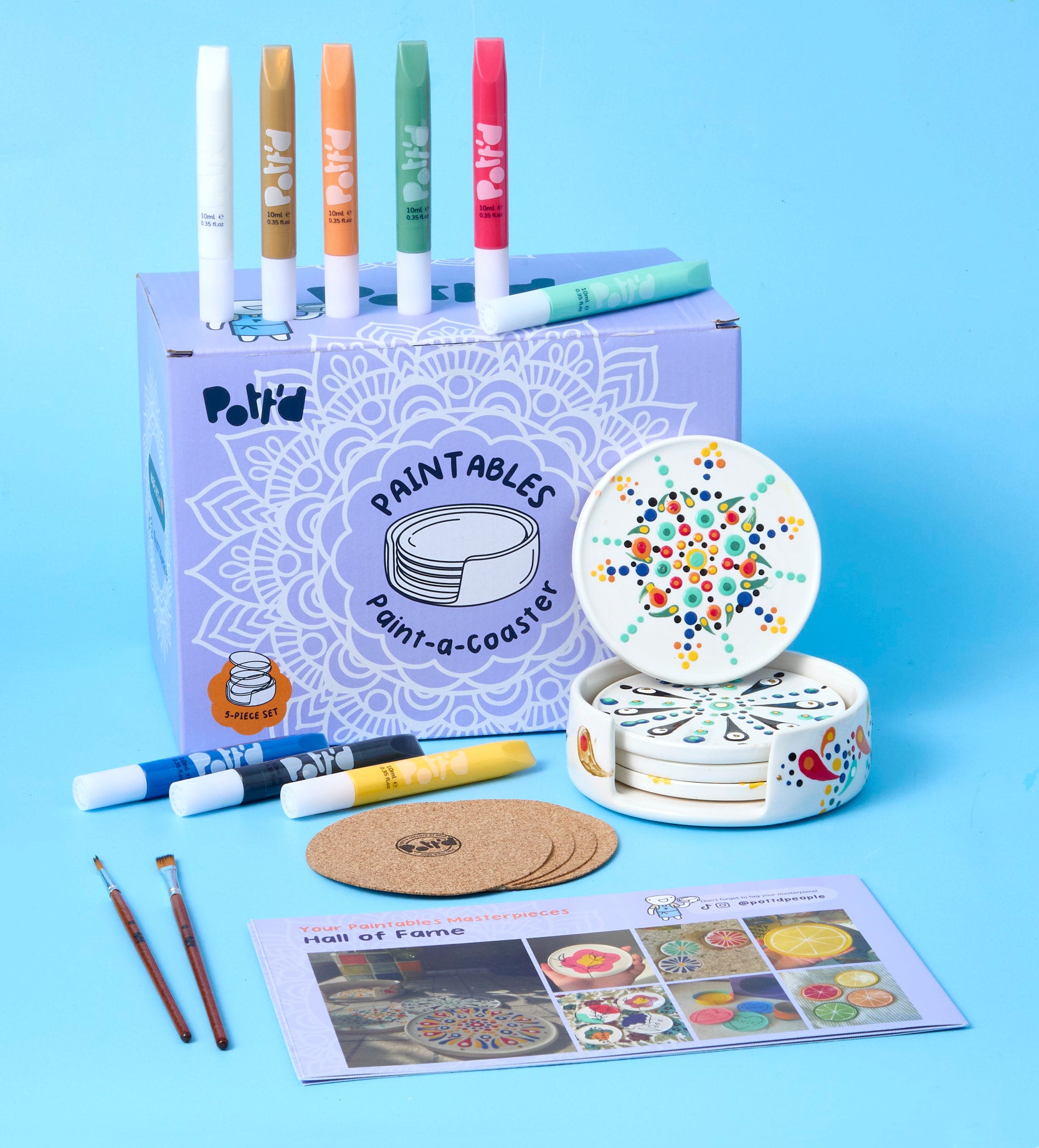 Paint Coaster x4