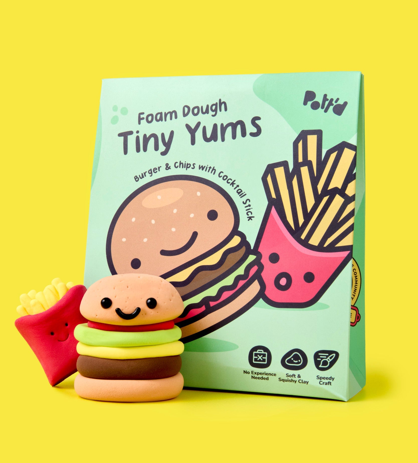 Tiny Yums Burger & Chips