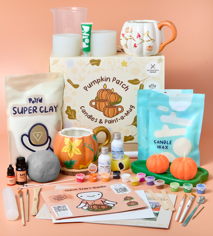 Pumpkin Patch: Candles and Mug Set