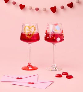 Date Night Paint-a-Wine Glass x2