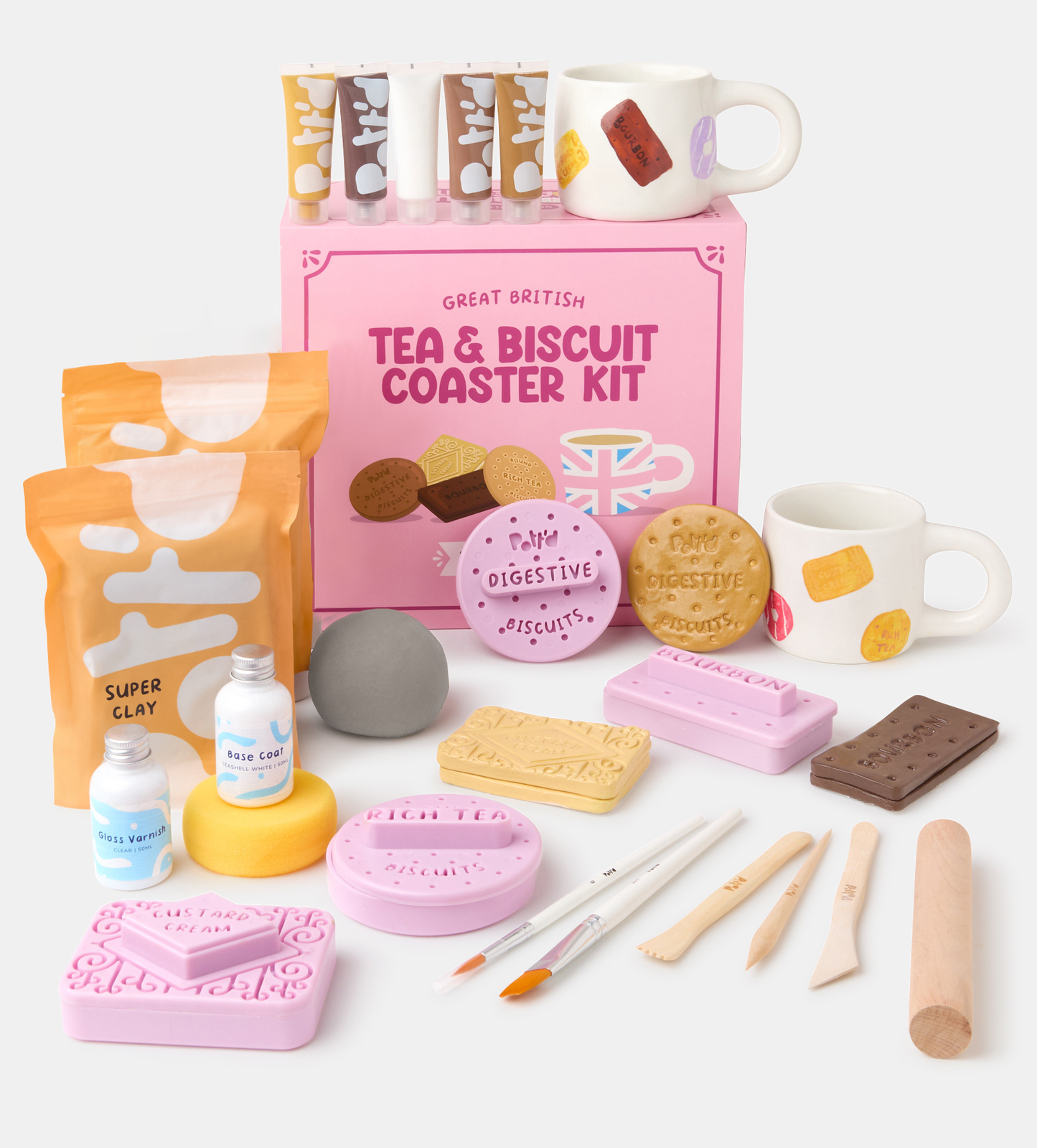 Tea & Biscuit Coaster Kit