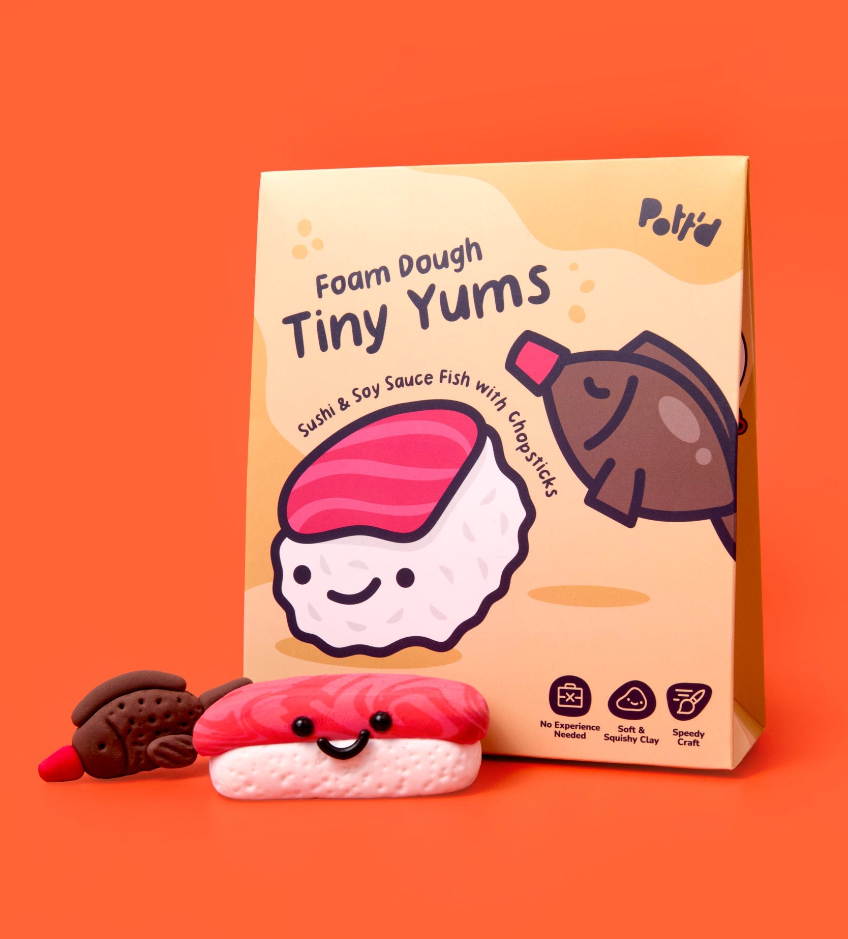Tiny Yums Sushi & Soy Sauce Fish