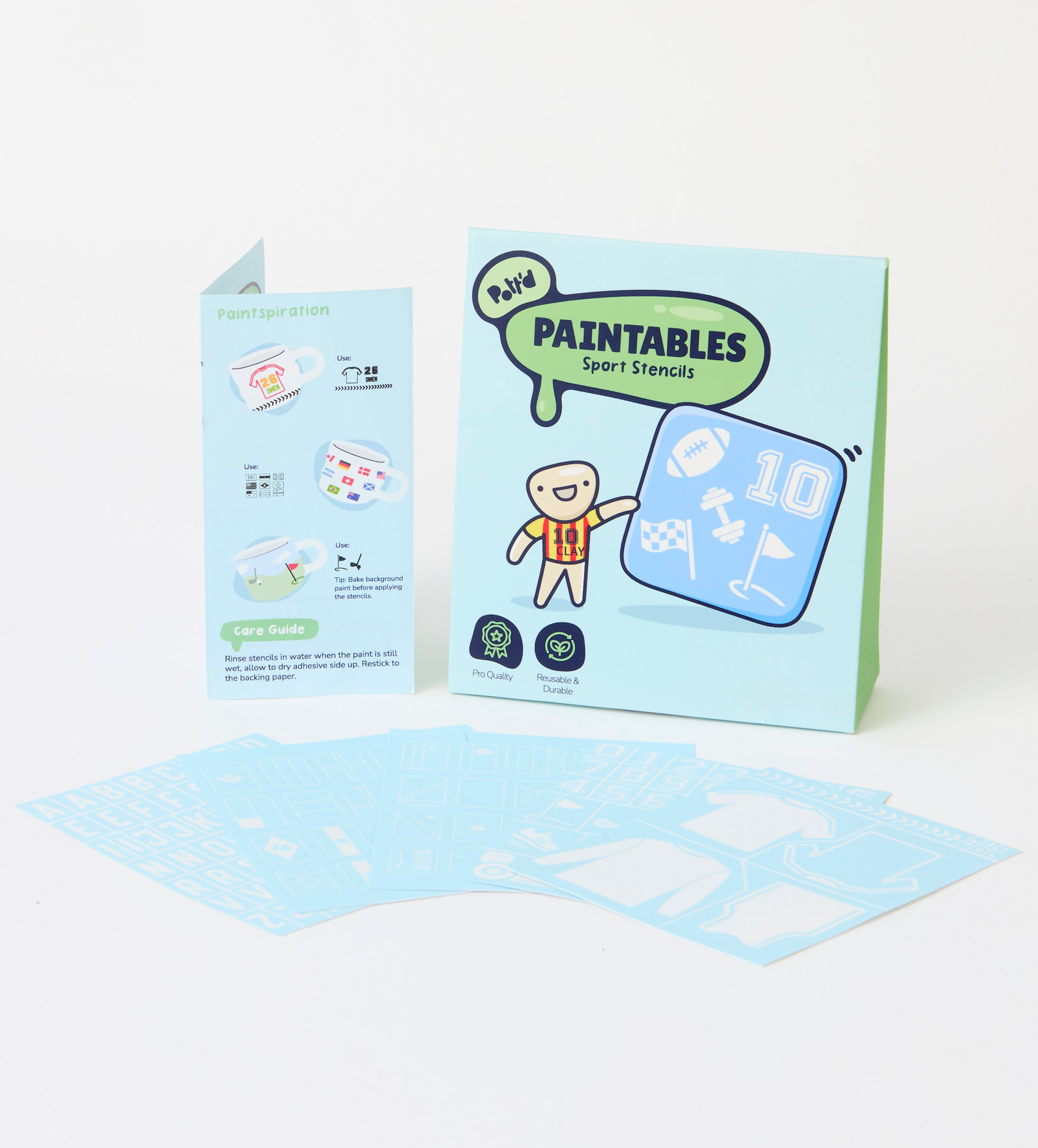 Paintables World Cup Stencils