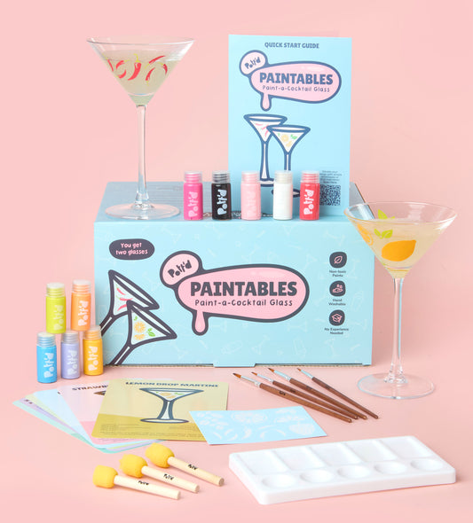 Paint-a-Cocktail Glass