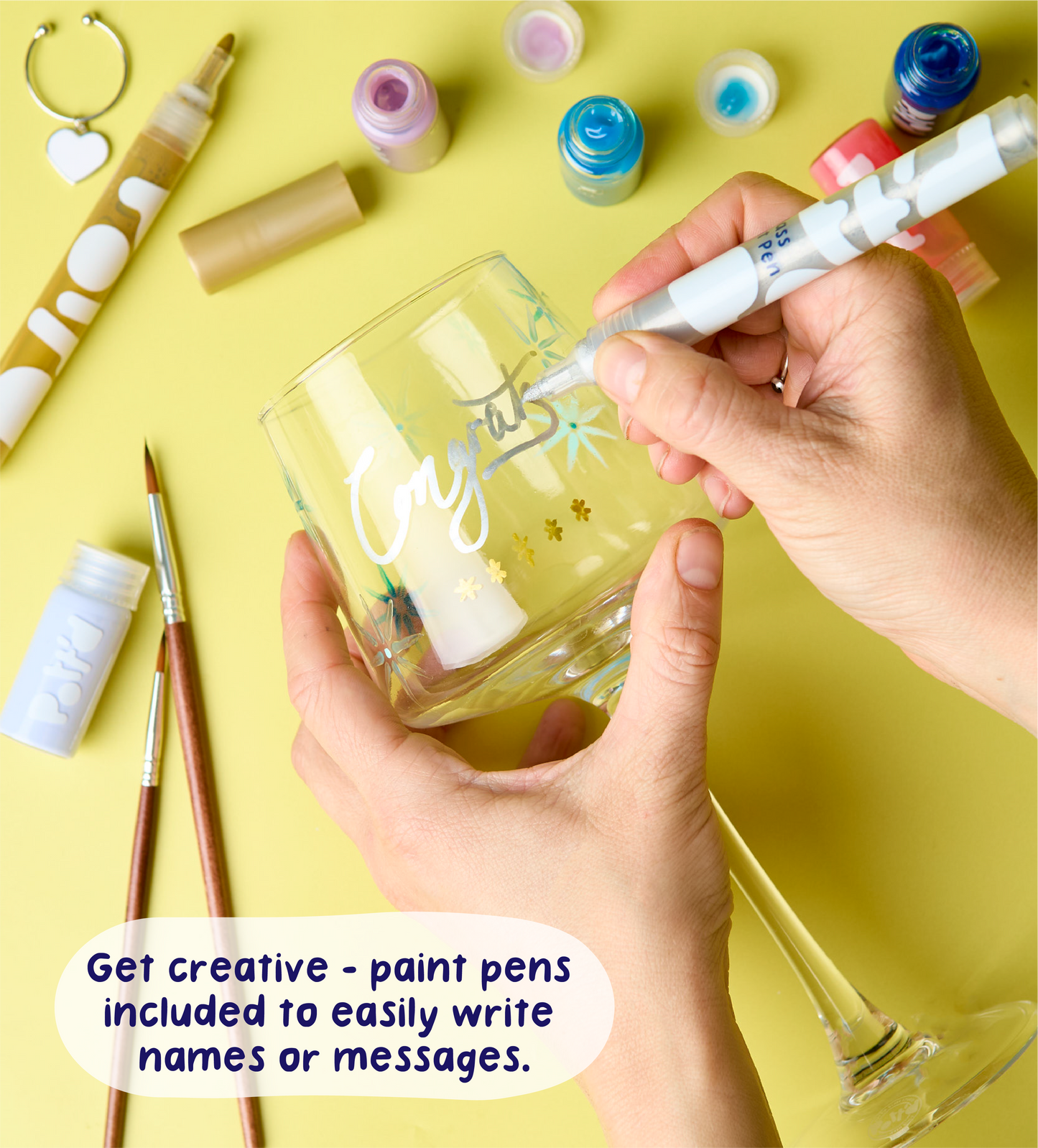 Date Night Paint-a-Wine Glass