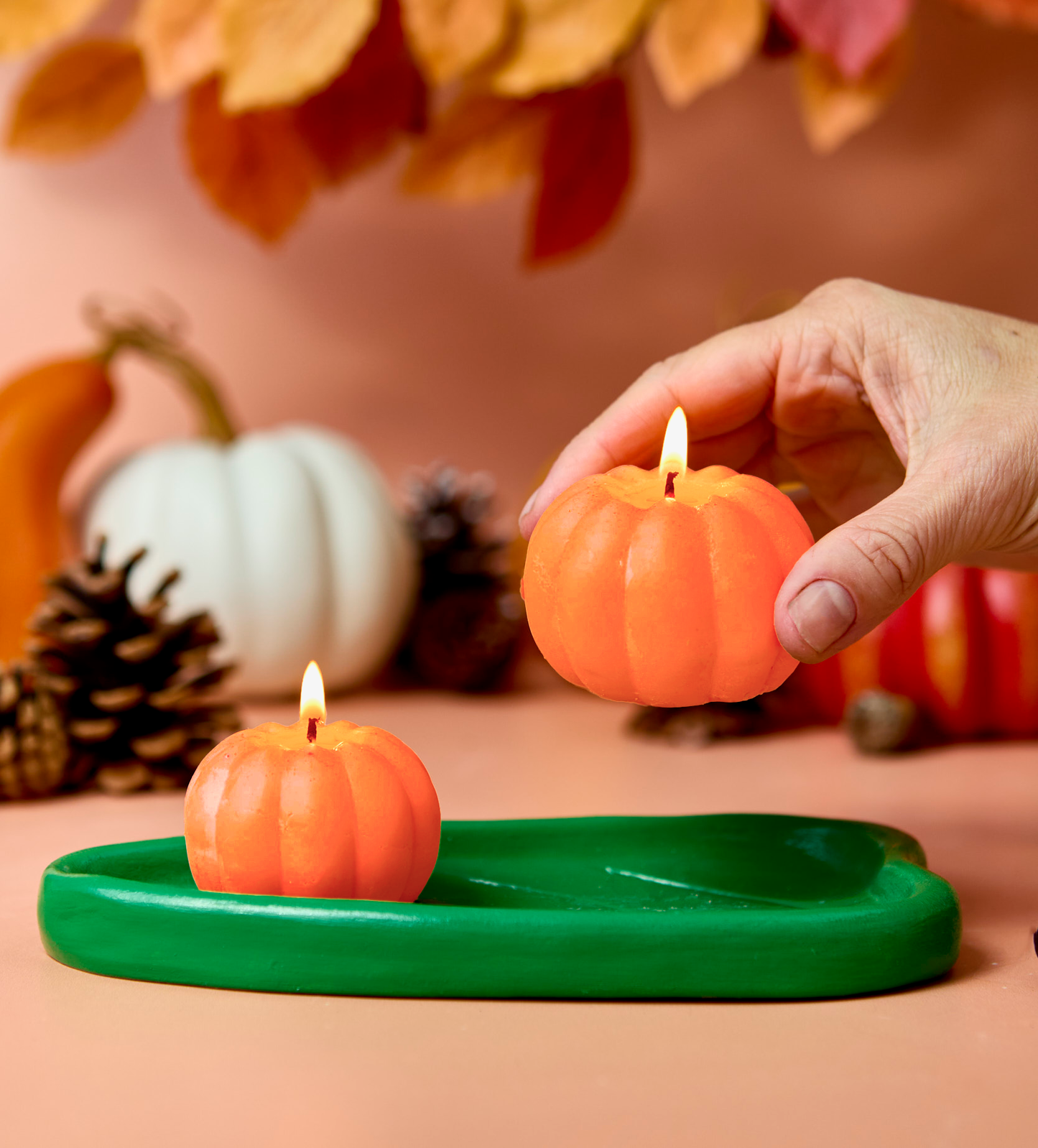 Pumpkin Creative Candle & Clay Kit