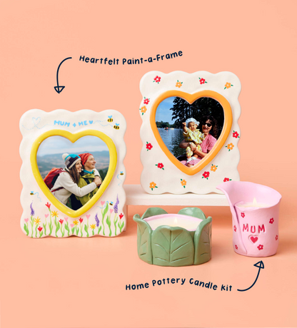 Handmade Moments: Clay Candles & Frame Painting Bundle