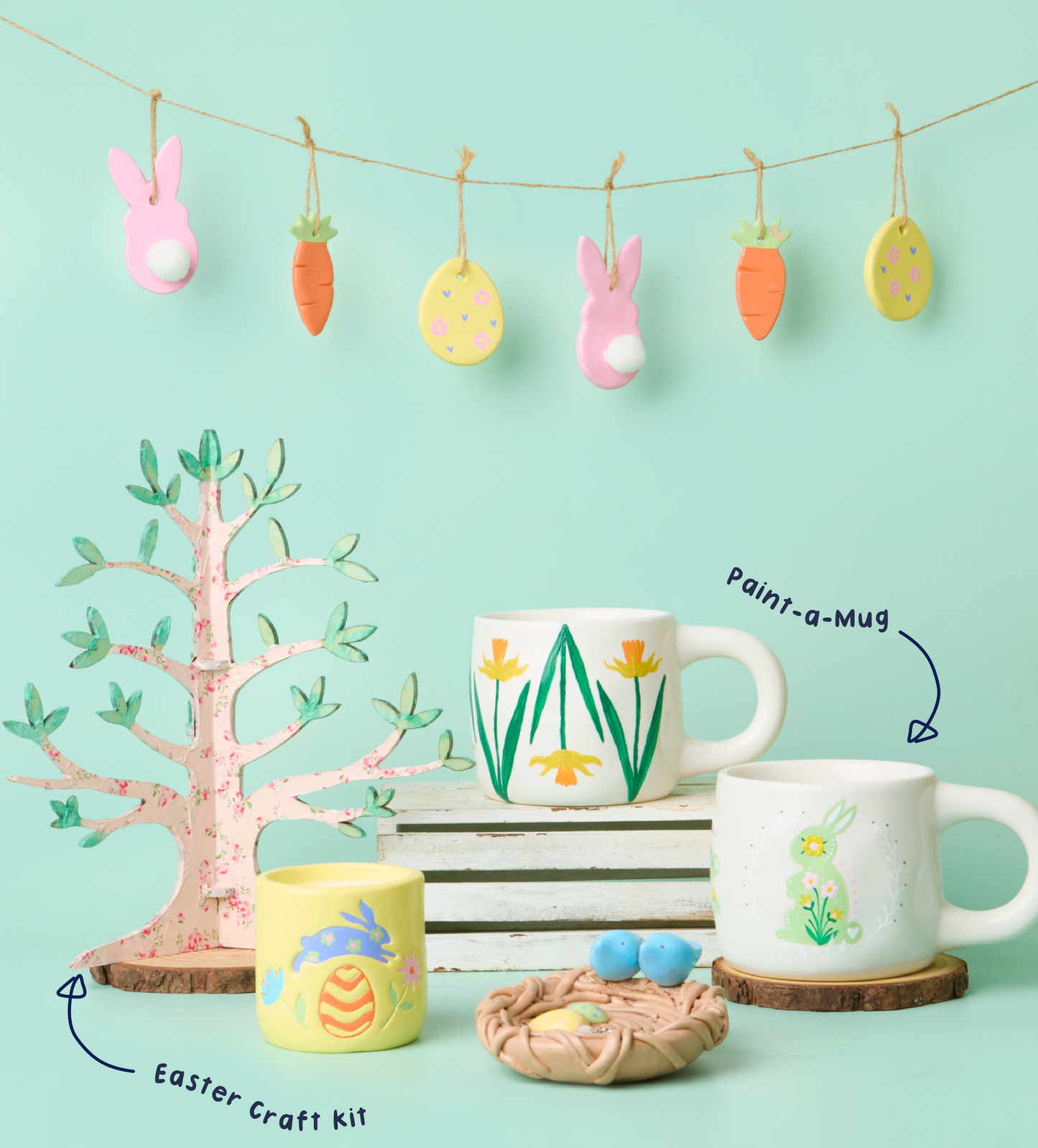 Creative Bunny Workshop: Easter Crafts & Mugs Bundle