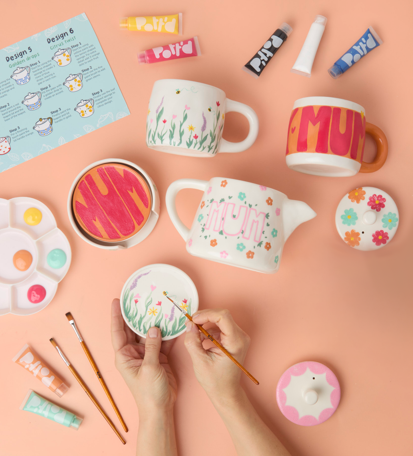 Paint & Pour Tea Party