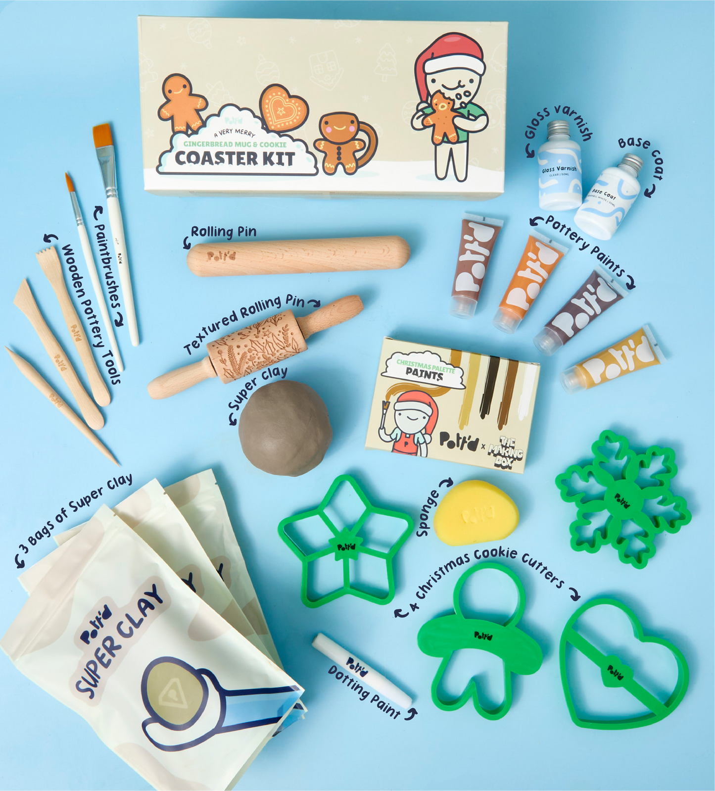 Christmas Cookie Coaster Kit