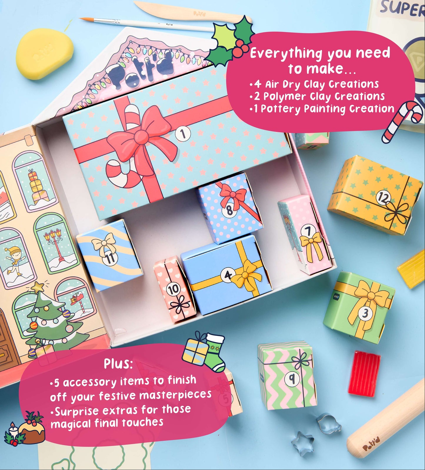 12 Days of Clay: Pott'd 2025 Advent Calendar