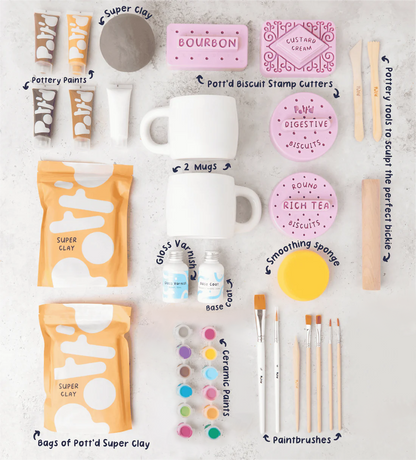 Biscuit Coaster & Teapot Bundle