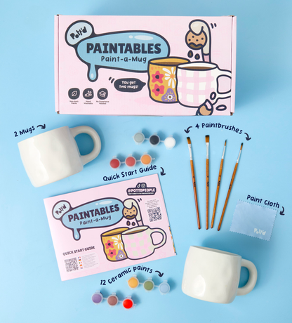 Paintables Mug, Vase & Breakfast Set Bundle