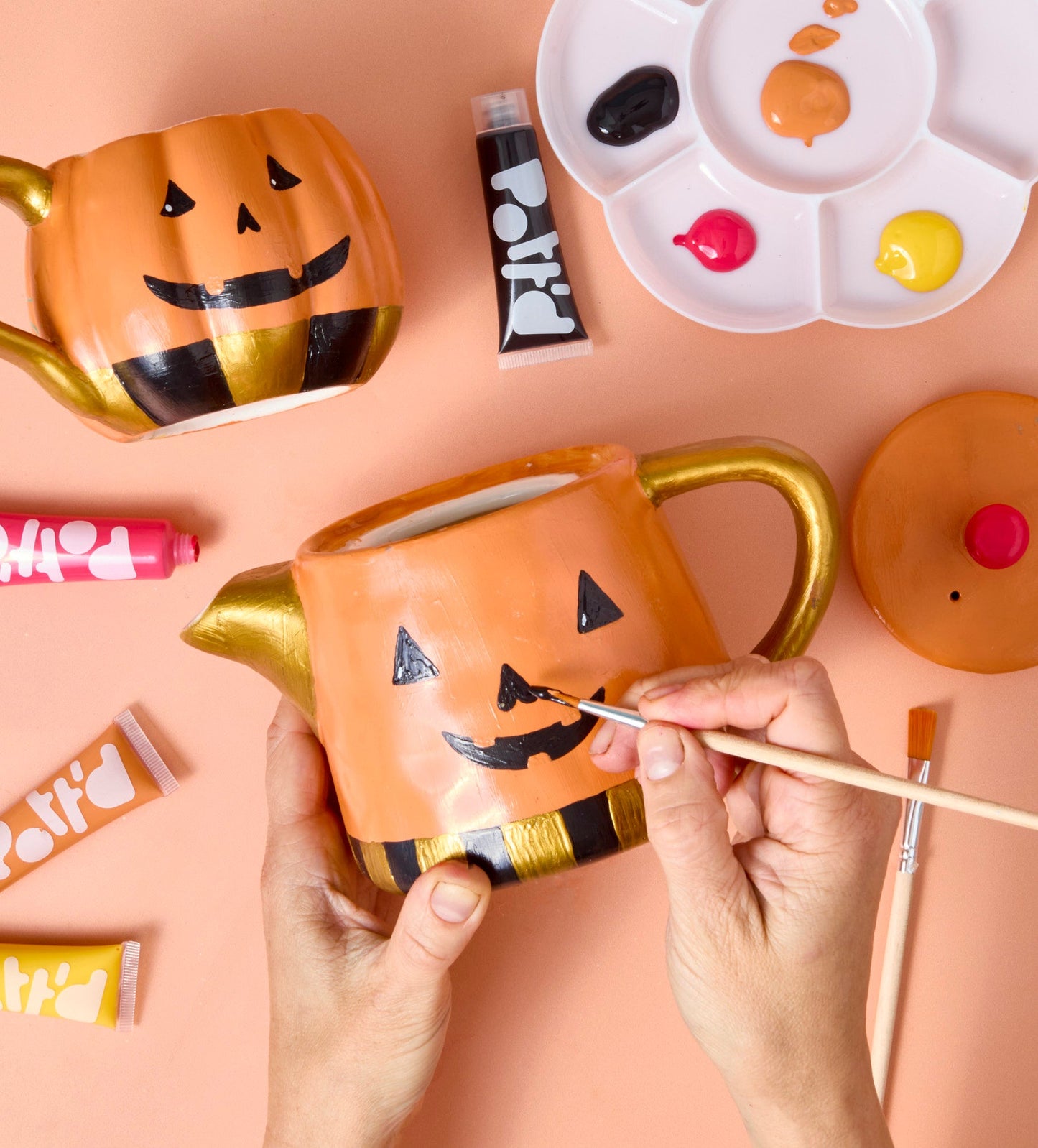 Spooky Sips: Halloween Paint-a-Tea Pot