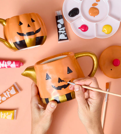 Spooky Sips: Halloween Paint-a-Tea Pot