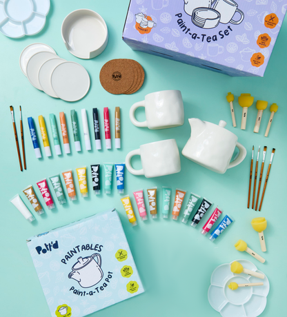 Paint & Pour Tea Party