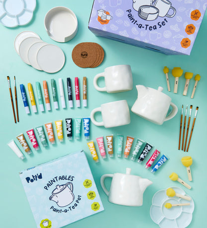 Paint & Pour Tea Party