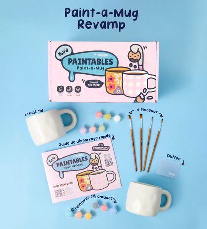 Christmas Cookie Coaster Kit & Mug Bundle