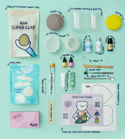 Creative Candle & Clay Kit