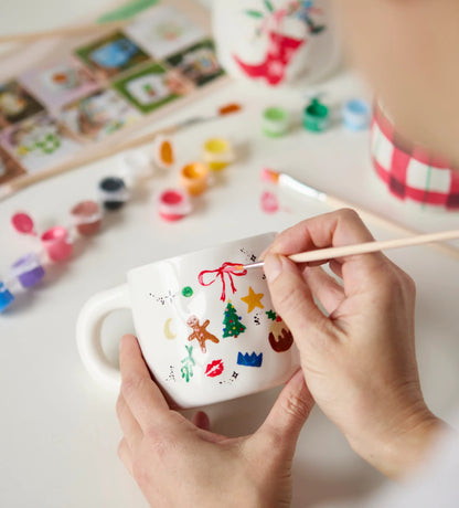 Christmas Cookie Coaster Kit & Mug Bundle