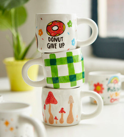 Mugs & Wine Glass Painting Bundle