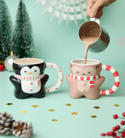 Paint-a-Festive Friend Mug x2