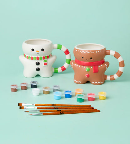 Paint-a-Festive Friend Mug x2