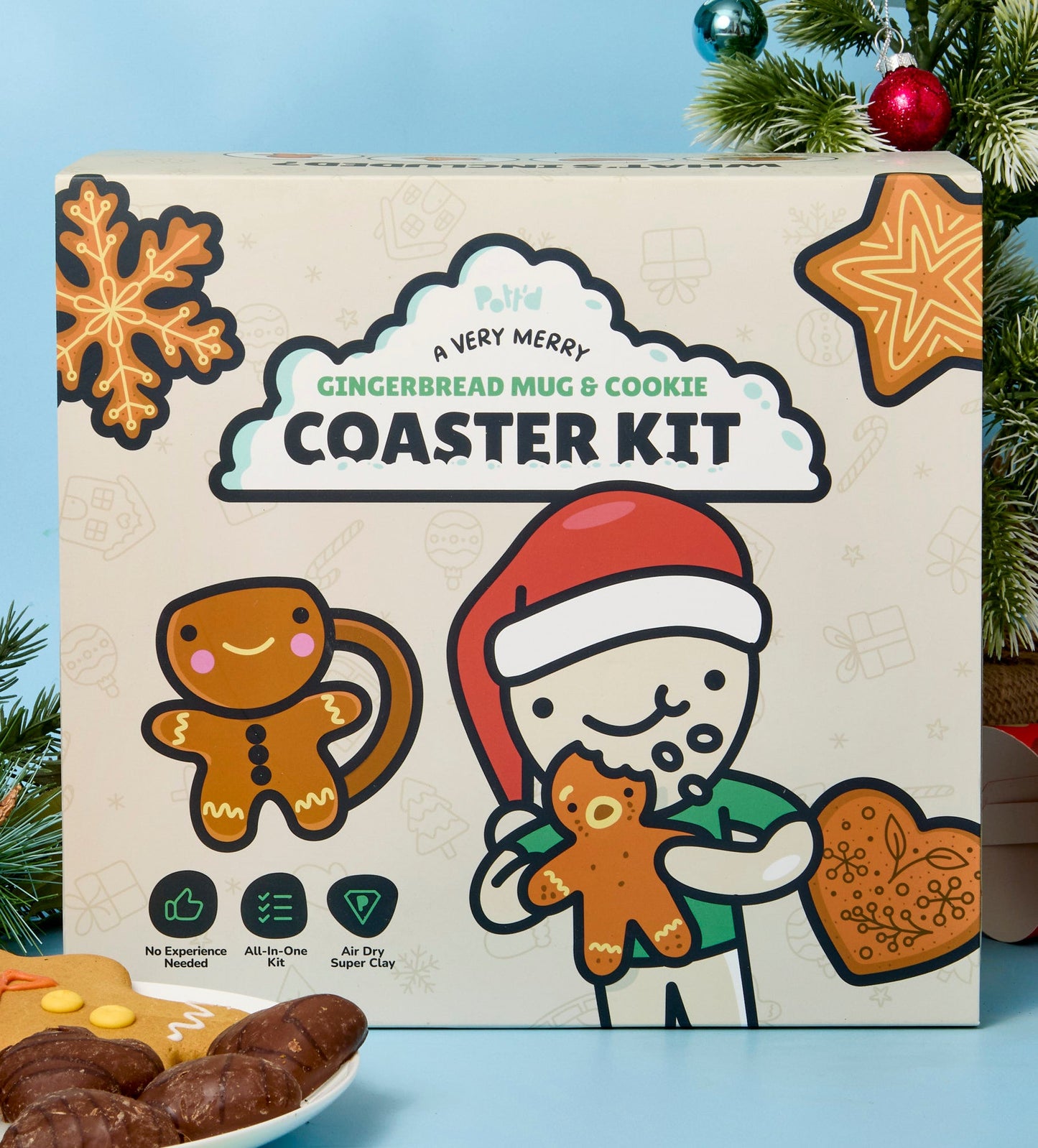 Christmas Cookie Coaster Kit