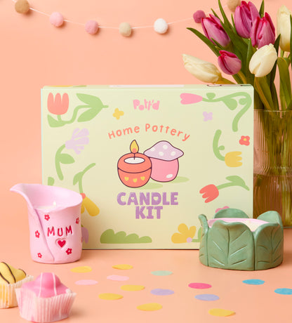 Handmade Moments: Clay Candles & Frame Painting Bundle