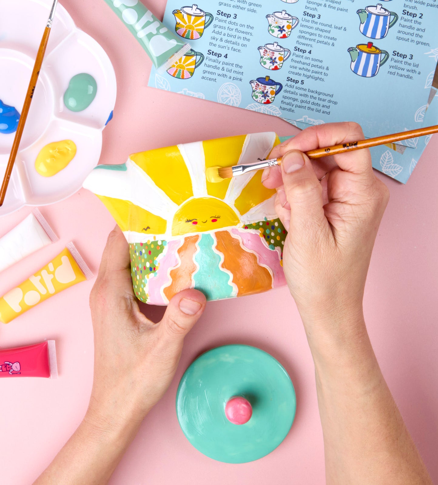 Biscuit Coaster & Teapot Bundle