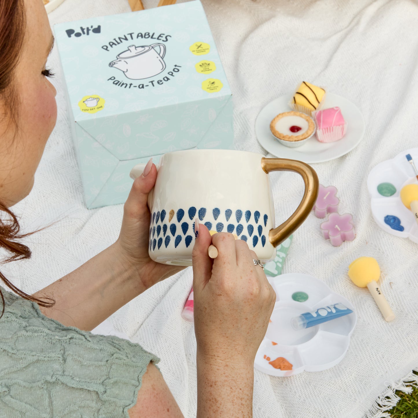 Just for Mum: Teapot Painting Kit