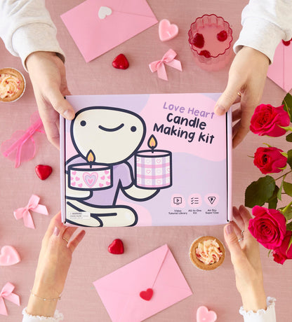Love Heart Candle Making Kit