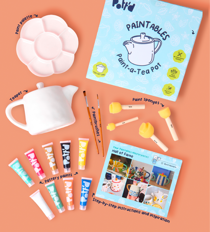 Autumn Paint-a-Tea Pot