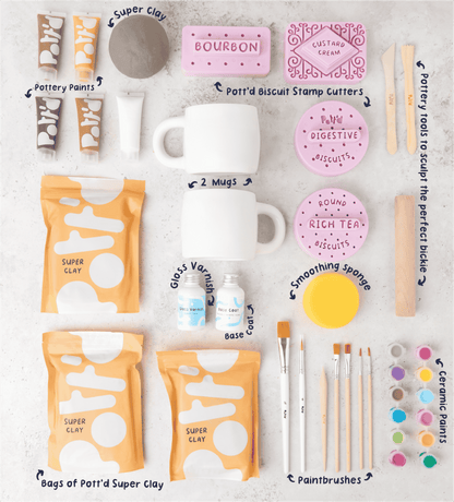 Great British Tea & Biscuit Coaster Kit