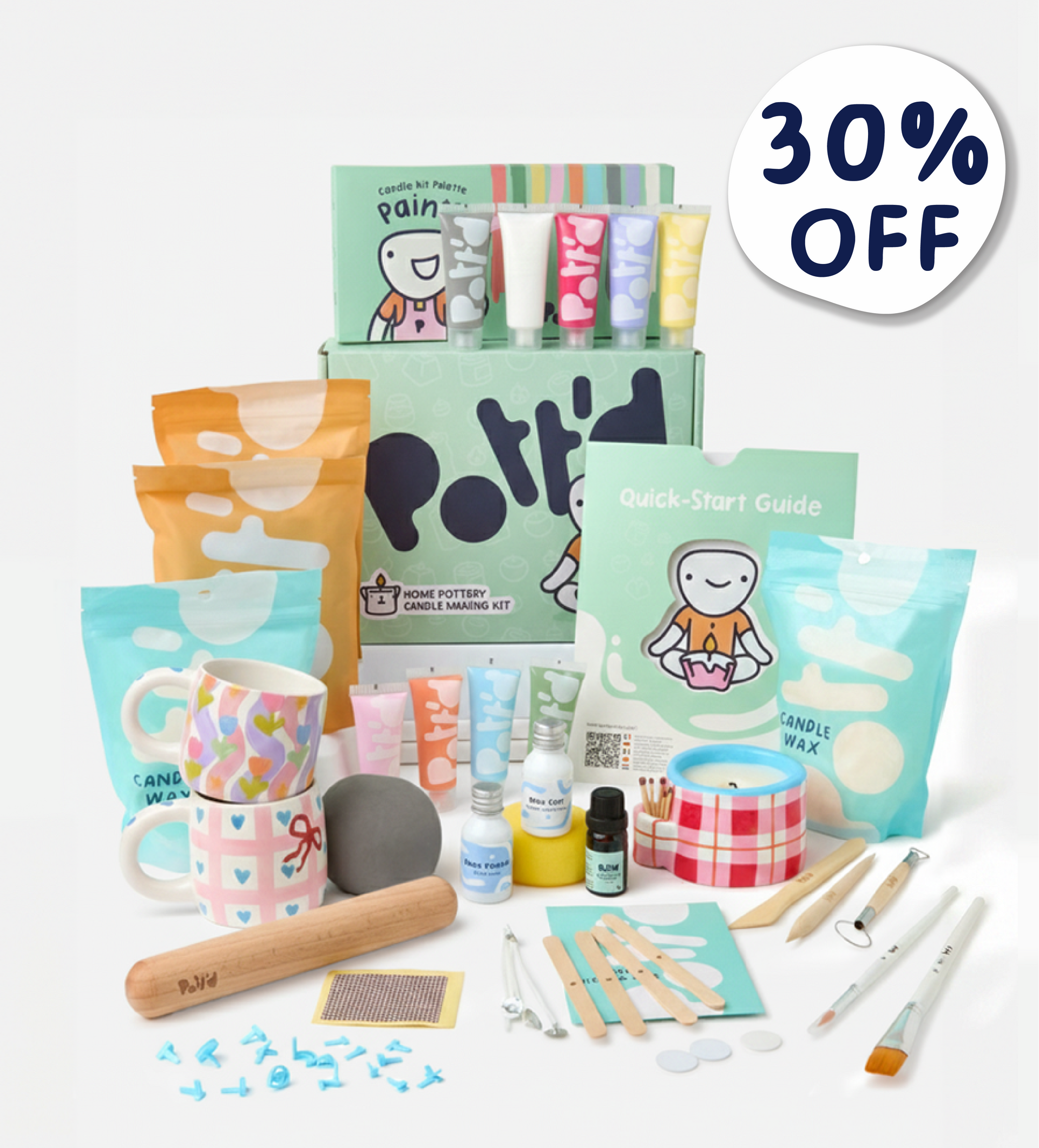 Mug & Pottery Candle Bundle