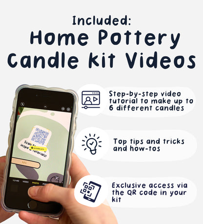 Home Pottery Candle Making Kit